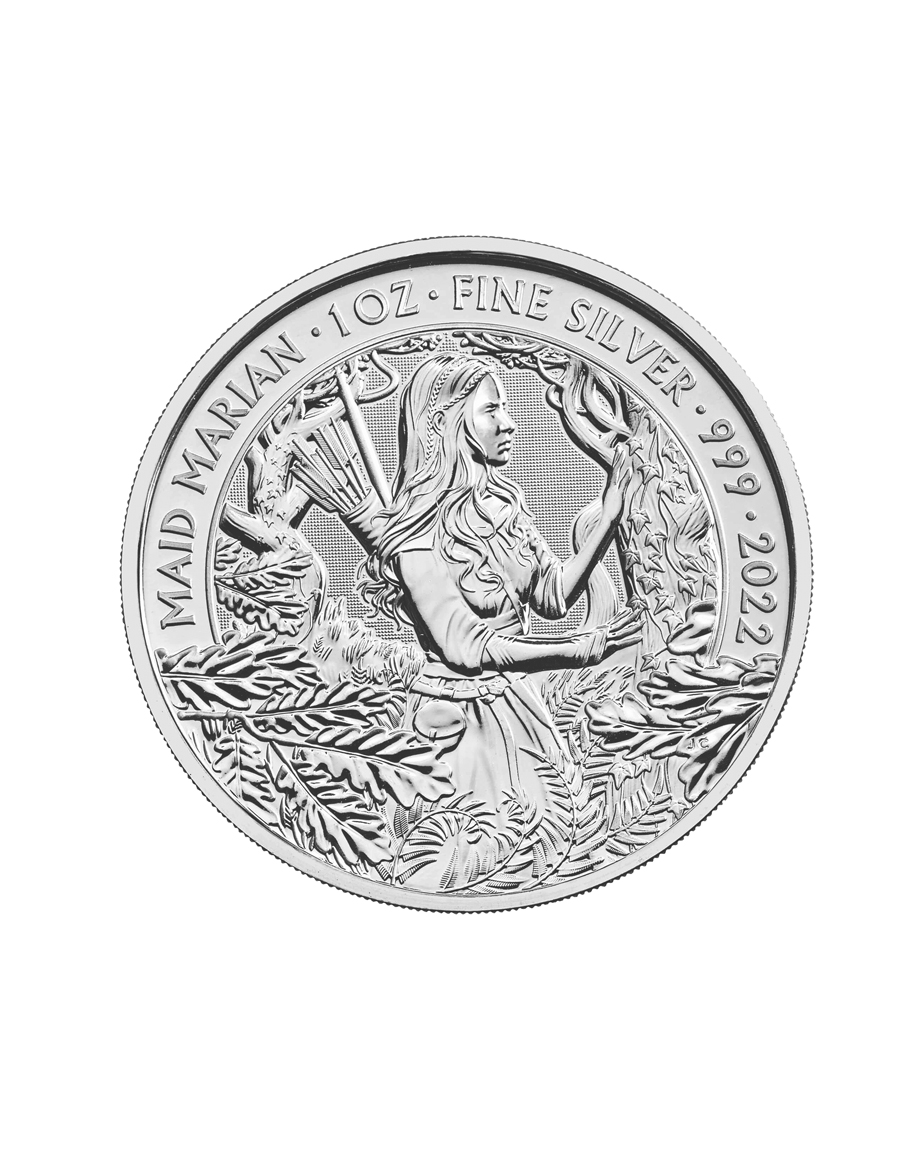 Maid Marian 2022 1oz Silver Coin